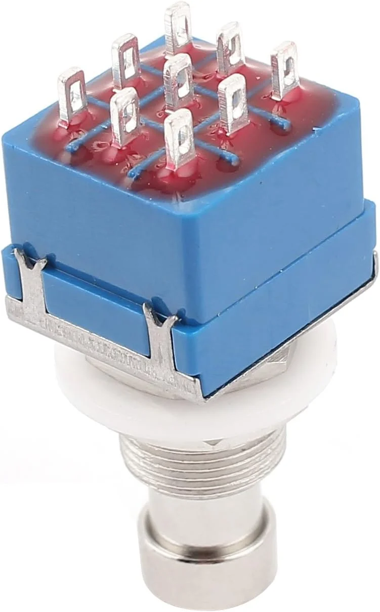 پدال پایی استامپ 9 پین 3PDT برای افکت های گیتار پدال پایی استامپ 9 پین 3PDT برای افکت های گیتار