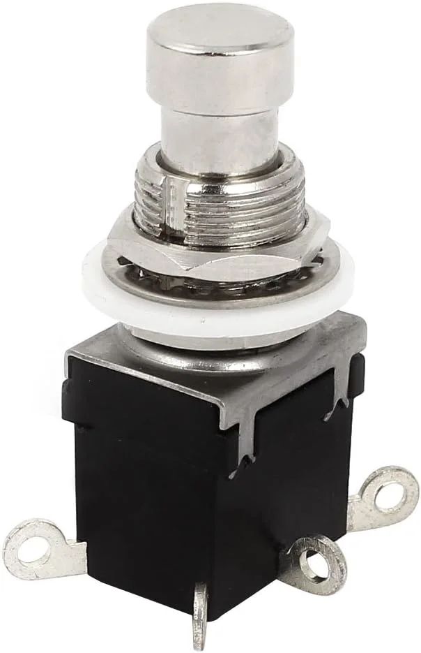 پدال گیتار 6 پین SPST دکمه فشاری لحظه ای افکت