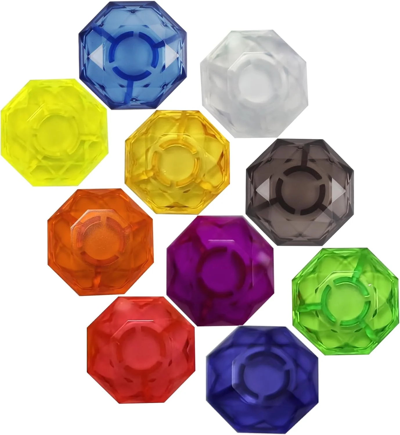 روکش پدال Rockhouse، دکمه های ضد لغزش پدال افکت گیتار، 10 عدد درپوش محافظ ناخن پا 10 میلی متری برای Stomp