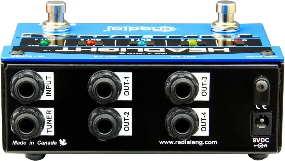 انتخابگر آمپ گیتار با ۴ خروجی انتخابگر آمپ گیتار با ۴ خروجی