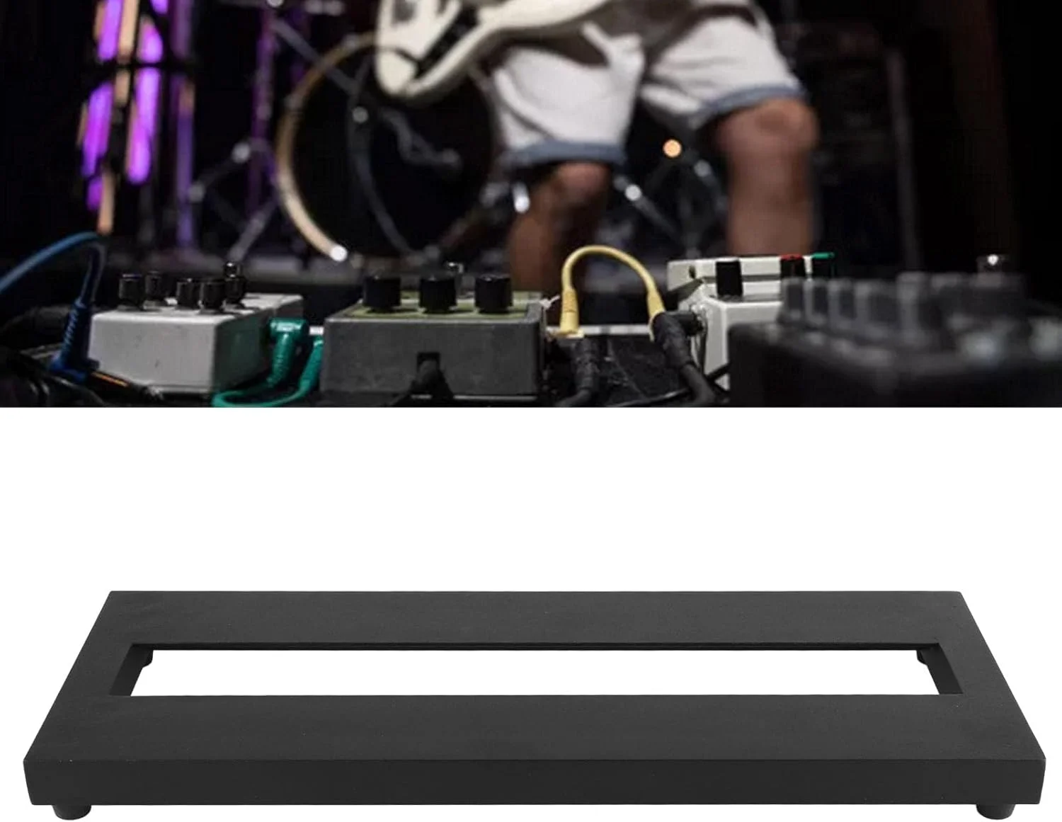 برد پدال گیتار RiToEasysports سایز خیلی بزرگ، آلیاژ آلومینیوم بادوام، برد پدال قابل حمل برای نوازندگان گیتار الکتریک (PB 1) برد پدال گیتار RiToEasysports سایز خیلی بزرگ، آلیاژ آلومینیوم بادوام، برد پدال قابل حمل برای نوازندگان گیتار الکتریک (PB 1)