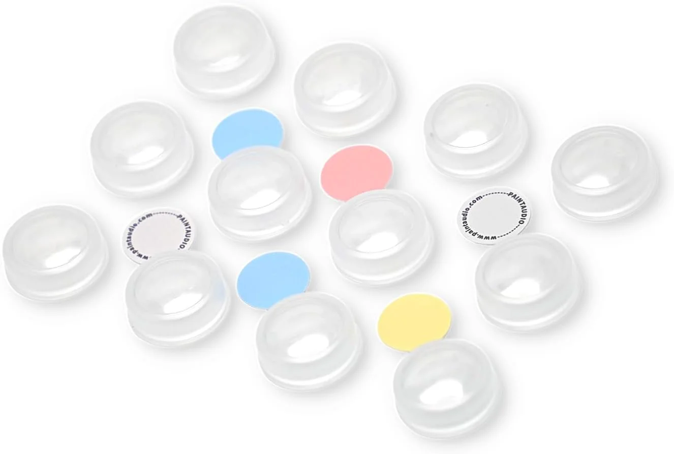 روکش پدال افکت گیتار PAINTAUDIO، محافظ پلاستیکی پدال، نصب آسان، 12 عدد در هر مجموعه