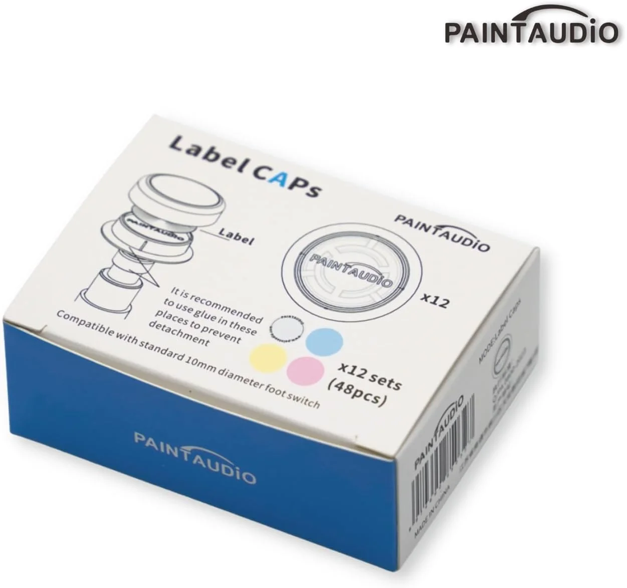 روکش پدال افکت گیتار PAINTAUDIO، محافظ پلاستیکی پدال، نصب آسان، 12 عدد در هر مجموعه