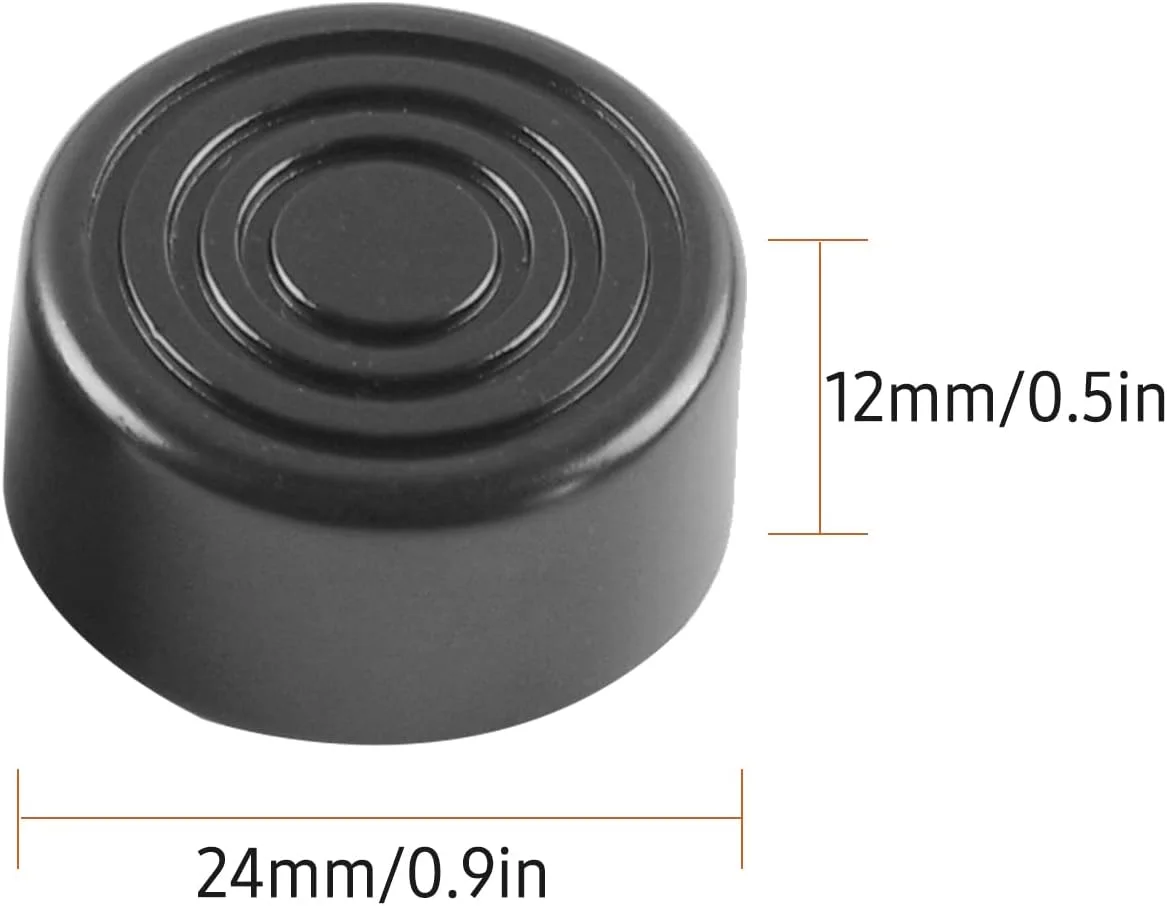 روکش پدال پایی OUNA، محافظ پدال پایی ABS، 3 عدد، مناسب برای پدال افکت گیتار، مشکی