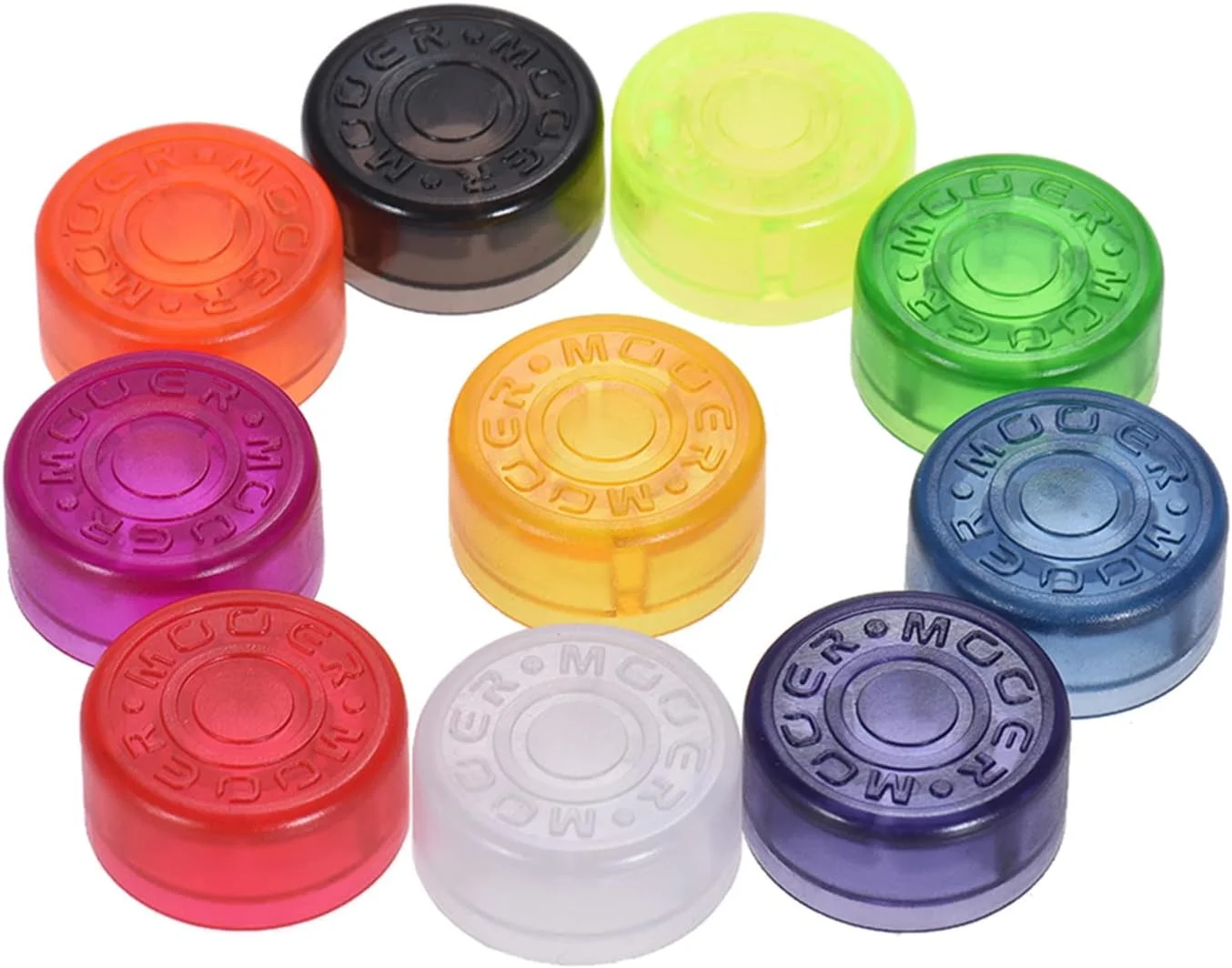 روکش پدال فوُت سوئیچ OUNA، محافظ پدال های پلاستیکی رنگارنگ برای پدال افکت گیتار (ارسال رنگ تصادفی، 10 عدد) روکش پدال فوُت سوئیچ OUNA، محافظ پدال های پلاستیکی رنگارنگ برای پدال افکت گیتار (ارسال رنگ تصادفی، 10 عدد)