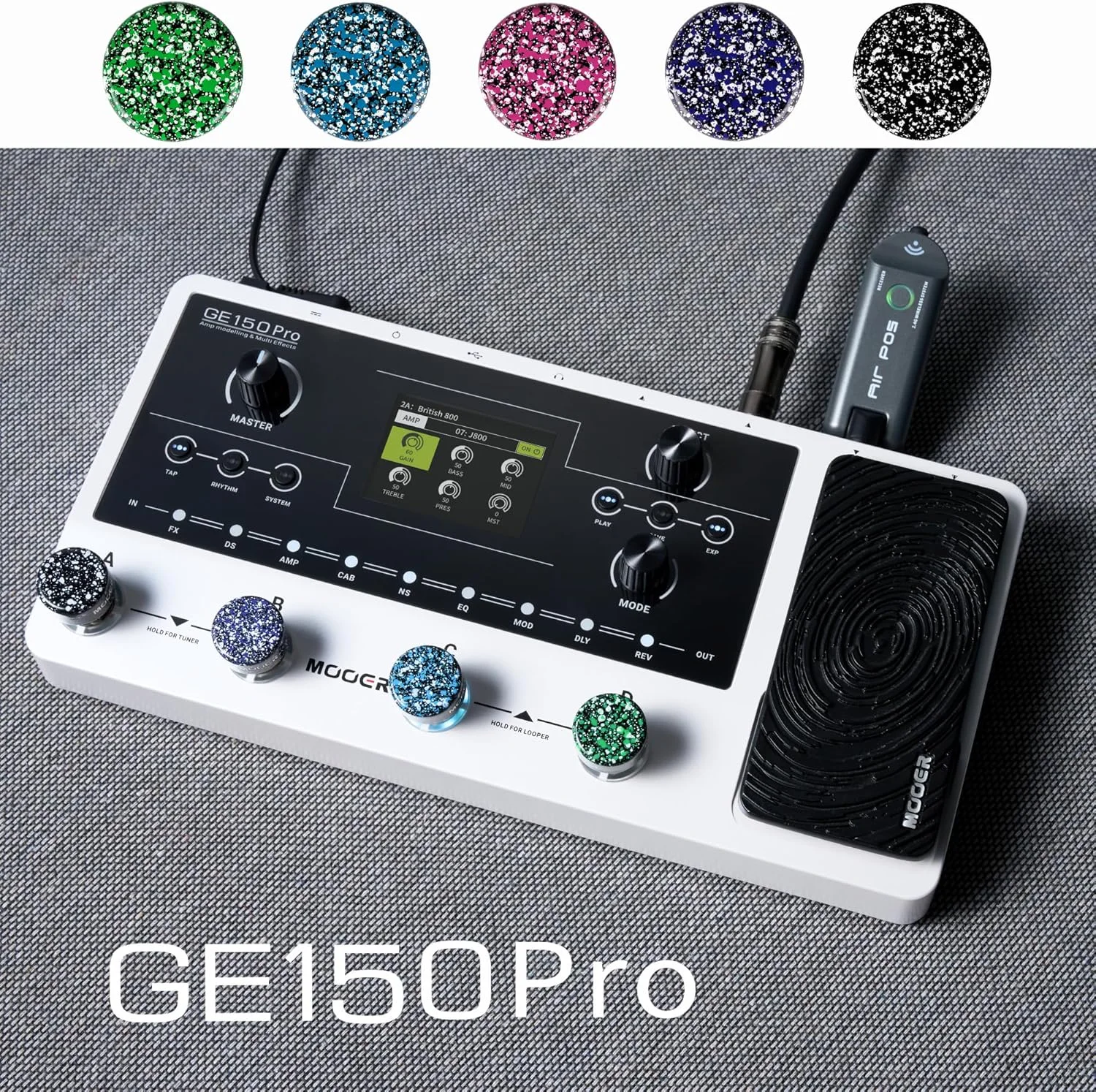 تاپر پدال افکت فلزی رنگی MOOER مدل Metal Crush FT-MRB05 سری Universe مناسب پدال گیتار و بیس تاپر پدال افکت فلزی رنگی MOOER مدل Metal Crush FT-MRB05 سری Universe مناسب پدال گیتار و بیس