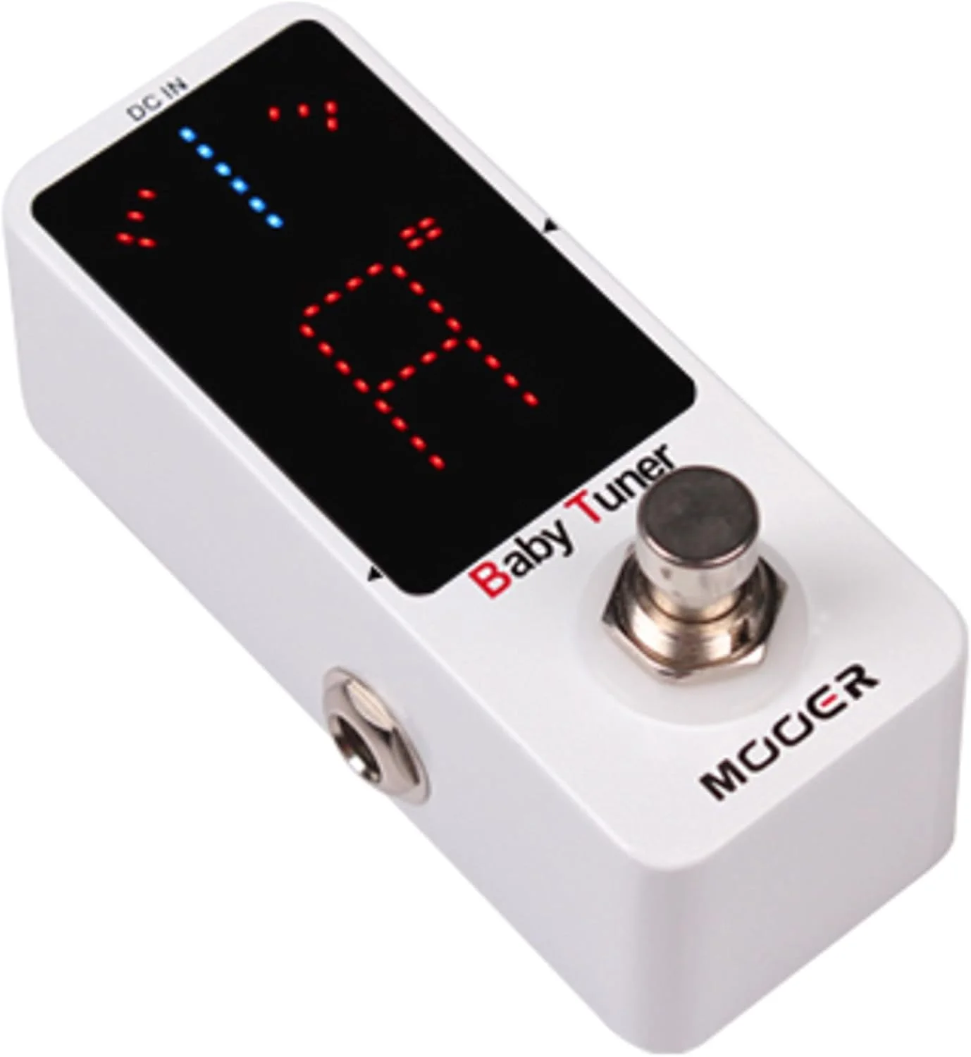 پدال تیونر گیتار Mooer Baby، سفید