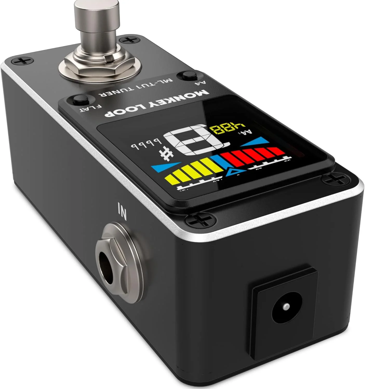 تیونر گیتار Monkey Loop ML-TU1، محدوده صدای 430 تا 450 هرتز، تلورانس کوک +0.5 سنت، دقت بالا و راحتی در همه زمان ها