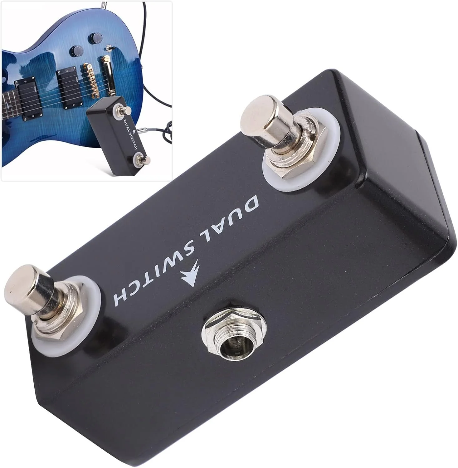 پدال سوئیچ پایی گیتار، جک خروجی 6.35 میلی‌متری، نصب آسان، سوئیچ پایی گیتار برای نوازندگی