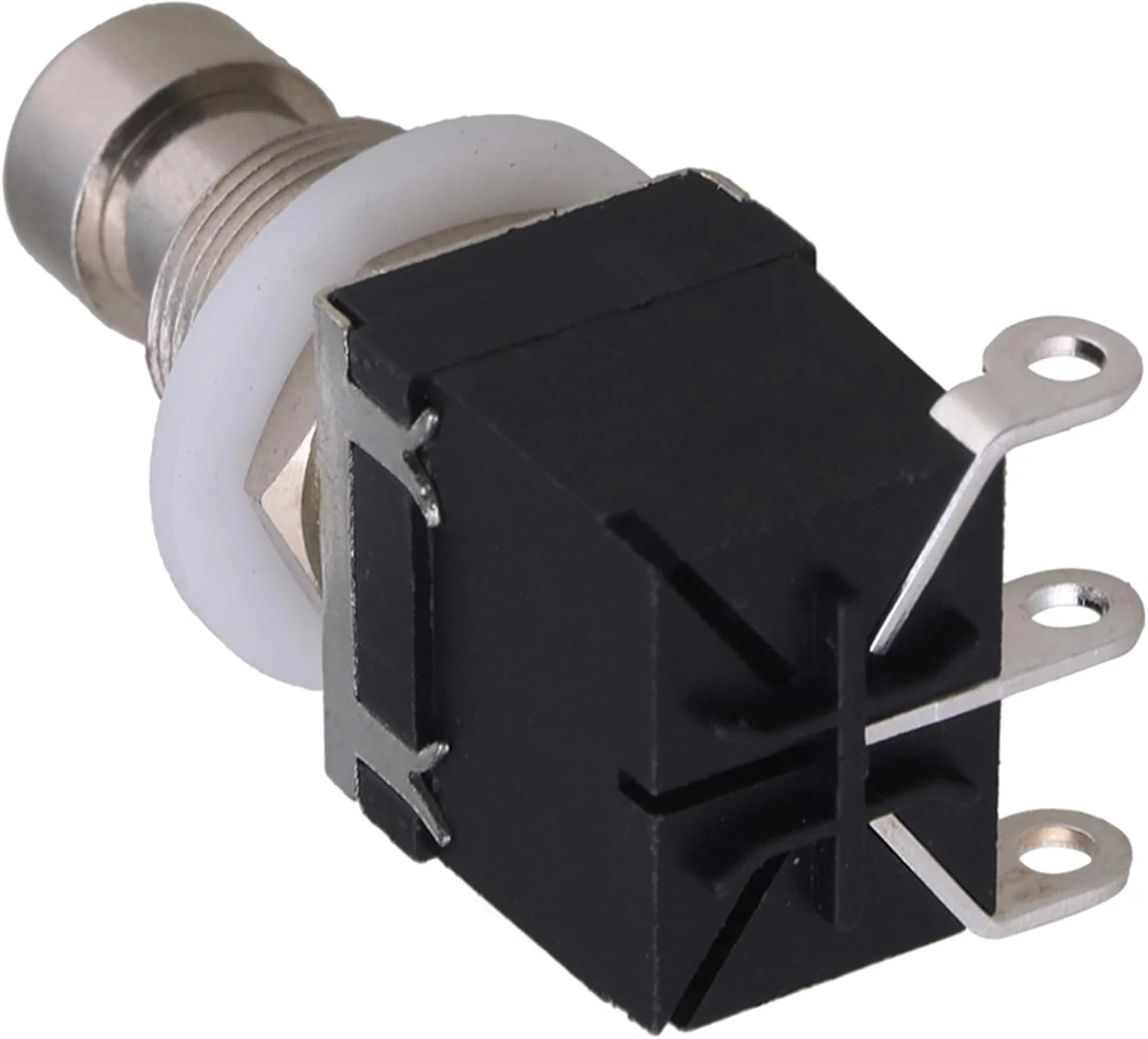 lovermusic lovermusic 2 عدد پدال افکت پلاستیکی جعبه استامپ سوئیچ پایی با قفل جایگزین برای گیتار