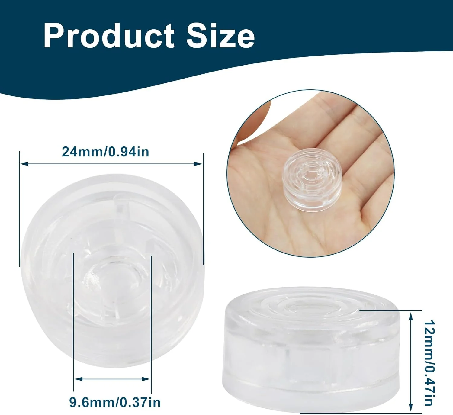 20 عدد روکش دکمه پدال افکت گیتار، محافظ رنگارنگ دکمه پایی