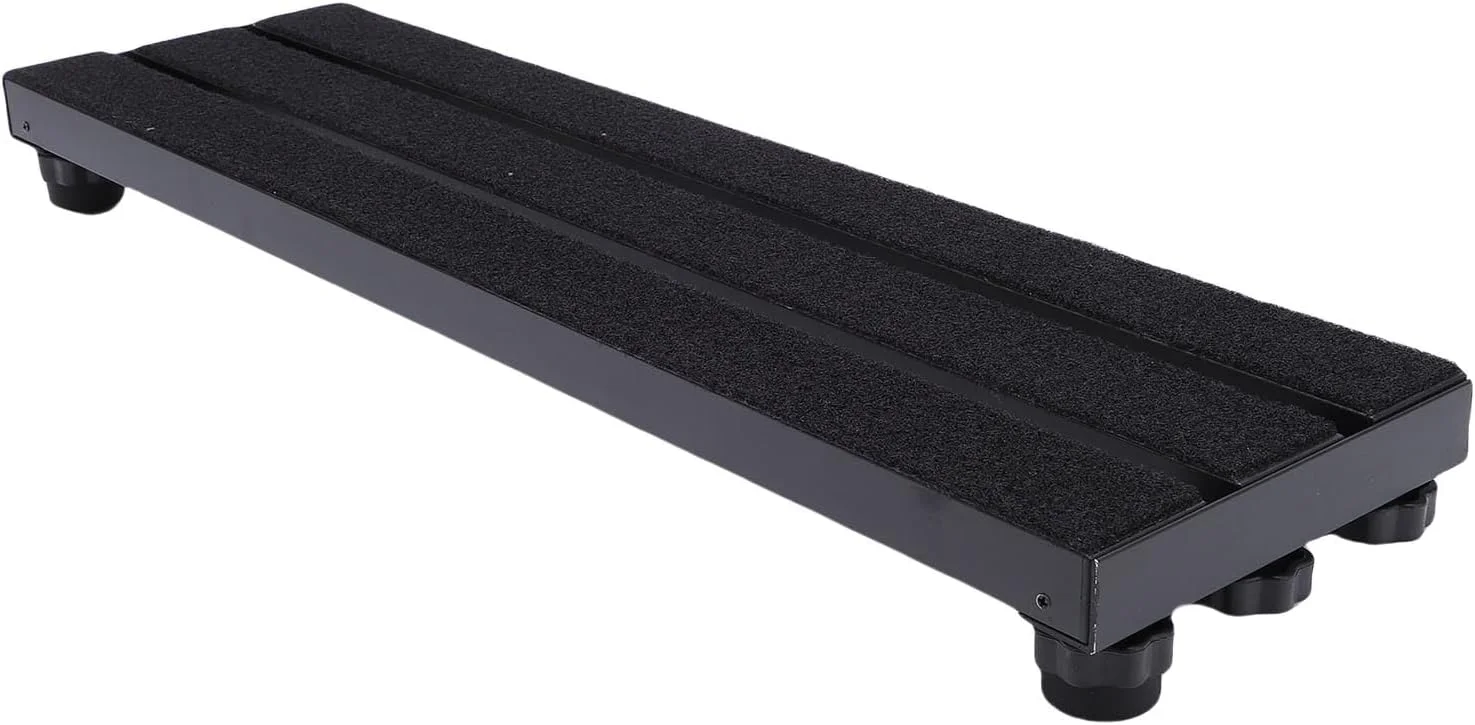 برد پدال پیکربندی امن Jiawu، مناسب برای نوازندگان گیتار الکتریک، جنس آلومینیوم، نقره ای