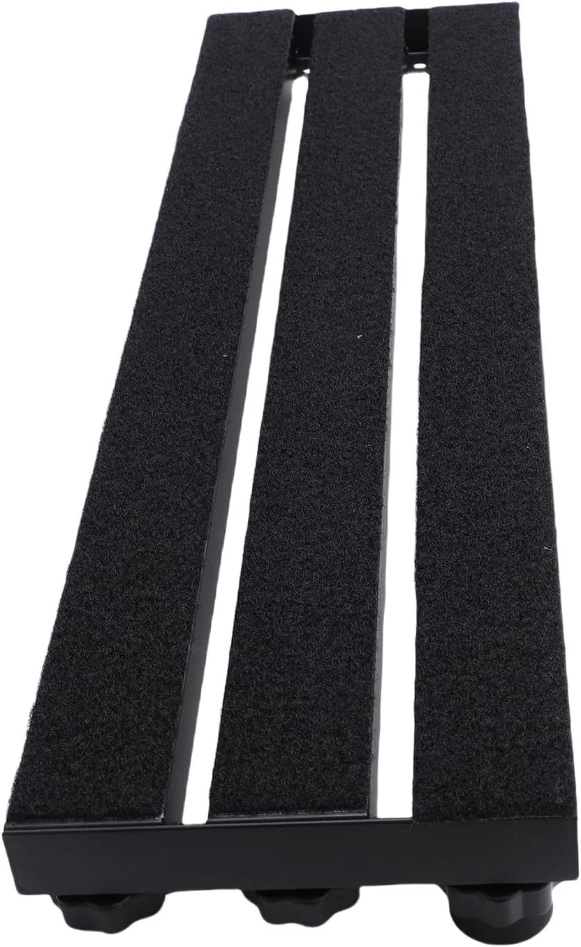 برد پدال پیکربندی امن Jiawu، مناسب برای نوازندگان گیتار الکتریک، جنس آلومینیوم، نقره ای