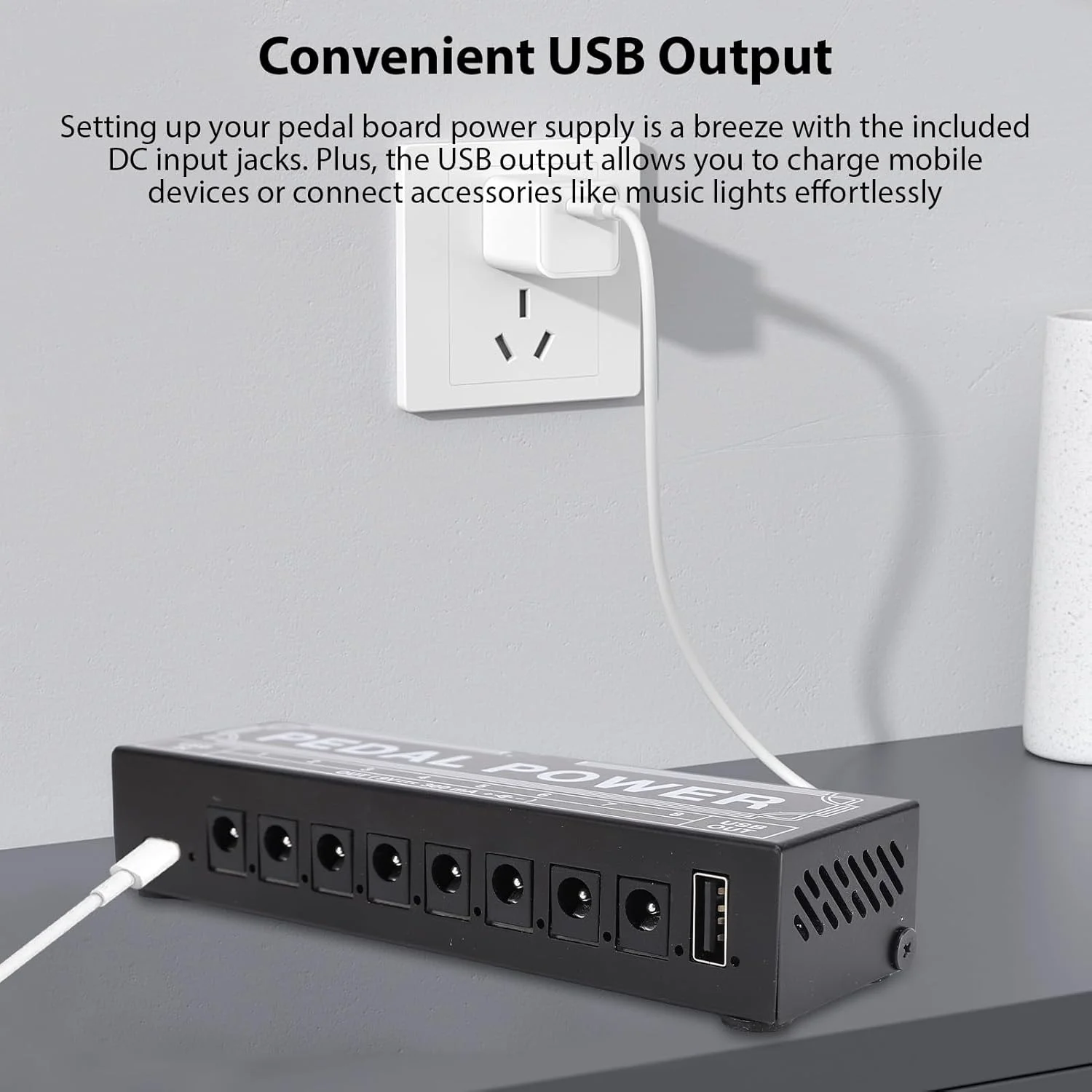 منبع تغذیه پدال گیتار 8 کاناله Jiawu با محافظت مستقل در برابر اتصال کوتاه، صفحه نمایش LED عملکرد، انرژی ایمن پدال برد، فلزی مشکی 14 * 4.3 * 2.7 سانتی متر منبع تغذیه پدال گیتار 8 کاناله Jiawu با محافظت مستقل در برابر اتصال کوتاه، صفحه نمایش LED عملکرد، انرژی ایمن پدال برد، فلزی مشکی 14 * 4.3 * 2.7 سانتی متر