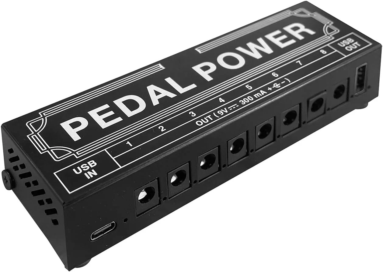 منبع تغذیه ۸ کاناله پدال گیتار Jiawu، منبع تغذیه تمیز برای پدال های افکت گیتار، محافظت در برابر اتصال کوتاه، راه اندازی ساده برای نوازندگان، فلزی مشکی ۱۴.۳ * ۲.۷ سانتی متر منبع تغذیه ۸ کاناله پدال گیتار Jiawu، منبع تغذیه تمیز برای پدال های افکت گیتار، محافظت در برابر اتصال کوتاه، راه اندازی ساده برای نوازندگان، فلزی مشکی ۱۴.۳ * ۲.۷ سانتی متر