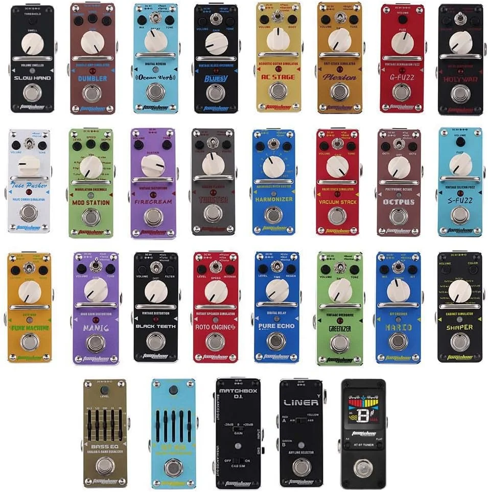 پدال افکت تیونر کروماتیک کوچک Irovami AT-07، افکت های گیتار الکتریک تکی کوچک پدال افکت تیونر کروماتیک کوچک Irovami AT-07، افکت های گیتار الکتریک تکی کوچک