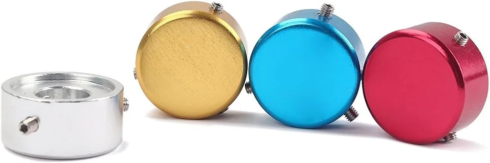 ۴ عدد روکش پدال افکت گیتار، آلیاژ آلومینیوم، کلاهک پدال ناخن پا برای افکت های گیتار