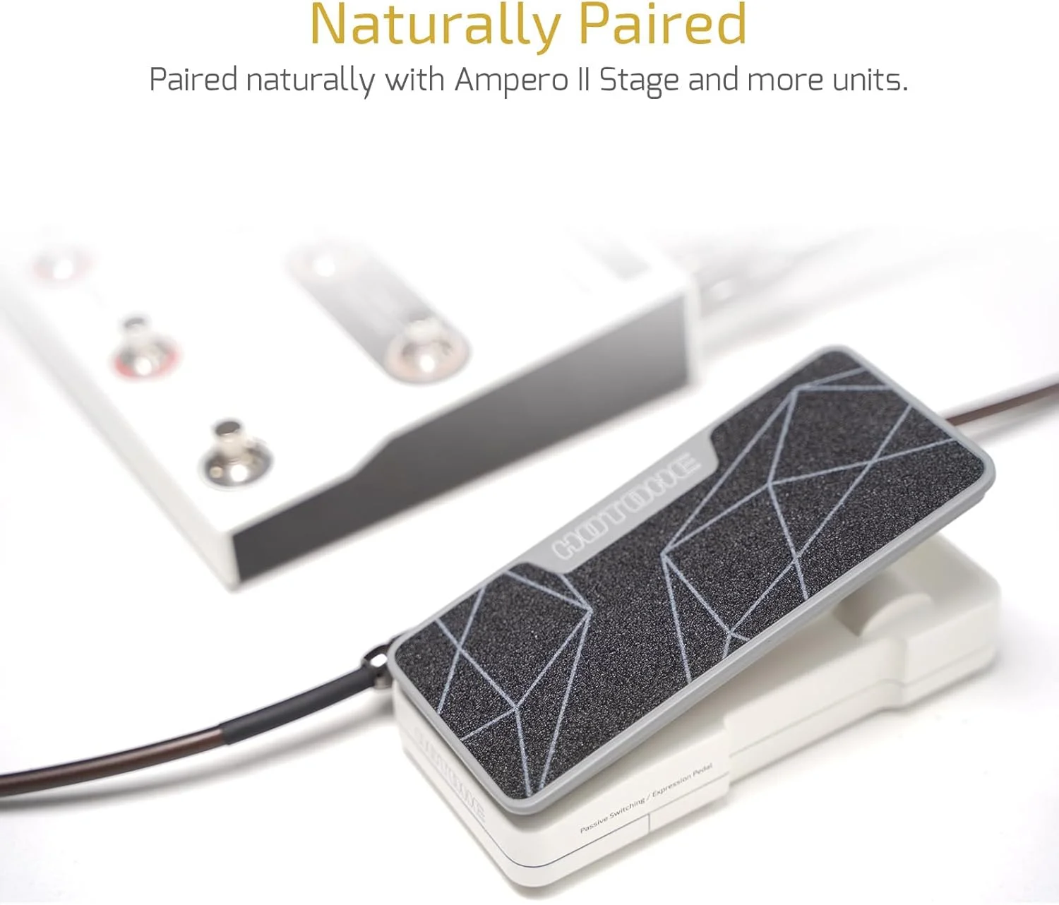 پدال اکسپرشن ولوم پسیو هاتون 2 در 1 برای افکت های گیتار (Ampero II Press) پدال اکسپرشن ولوم پسیو هاتون 2 در 1 برای افکت های گیتار (Ampero II Press)