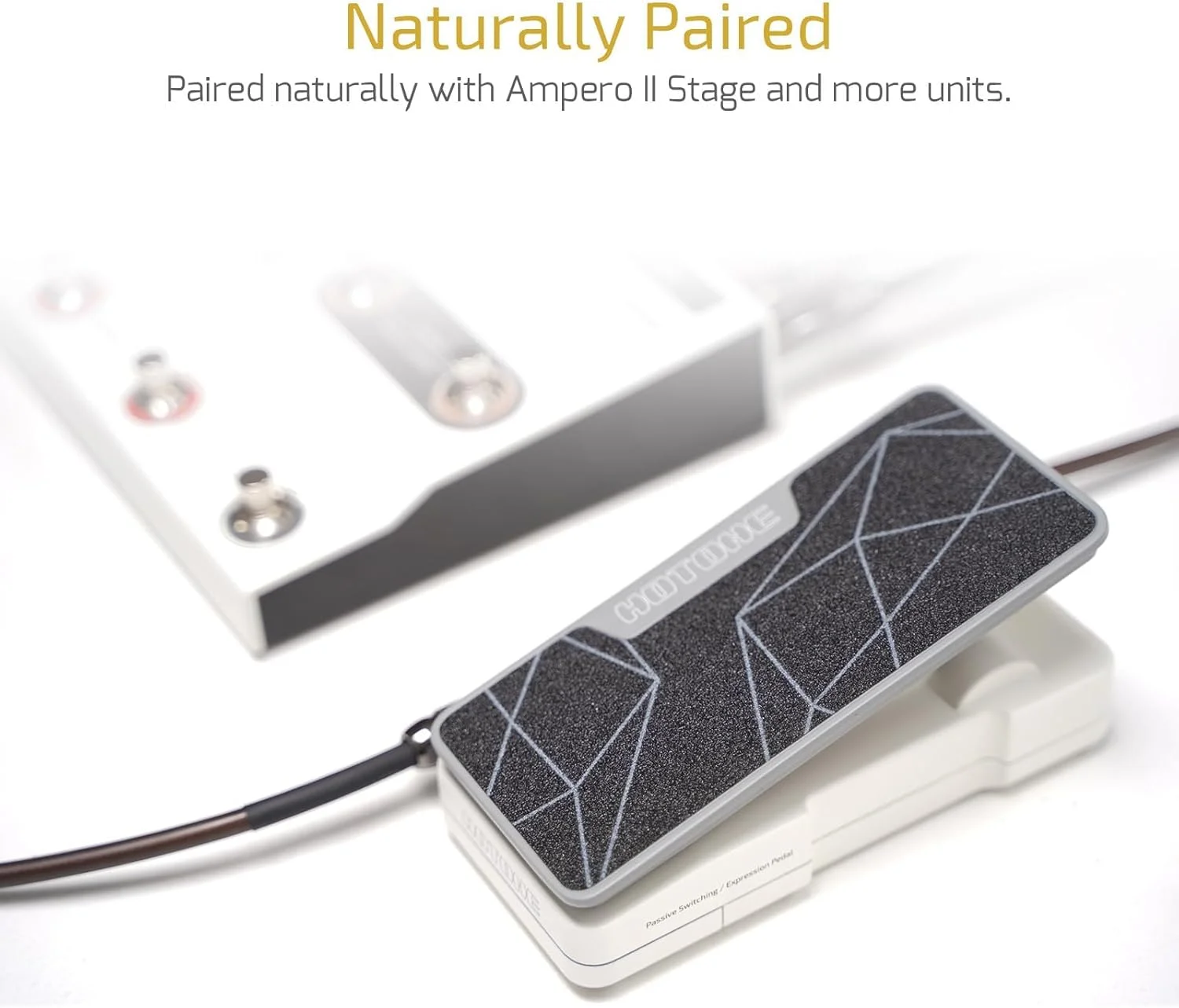 پدال اکسپرشن هاتون با فوت سوییچ، مدل SP، Ampero II Press، ابزار گیتار، افکت Wah، طراحی پسیو، بدنه آلیاژ آلومینیوم، فرمت سیگنال آنالوگ