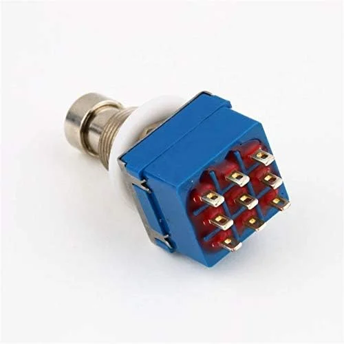 سوئیچ فلزی پدال افکت گیتار 3PDT نه پین، بای‌پس واقعی، لوازم جانبی گیتار