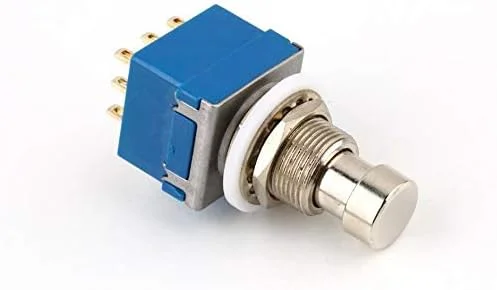 سوئیچ فلزی پدال افکت گیتار 3PDT نه پین، بای‌پس واقعی، لوازم جانبی گیتار