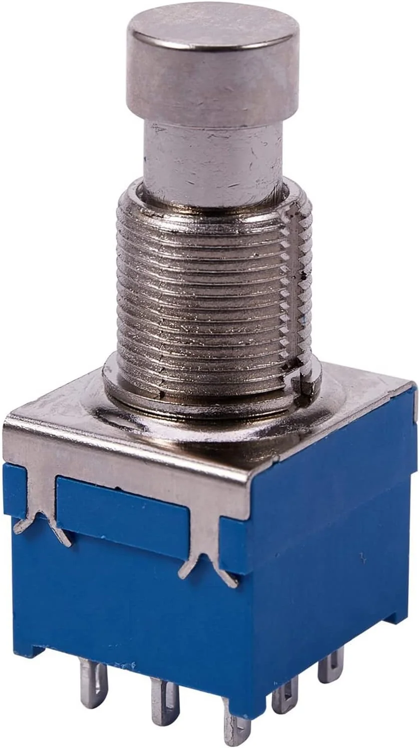 4 عدد پدال پایی فشاری 9 پین برای افکت گیتار - آبی