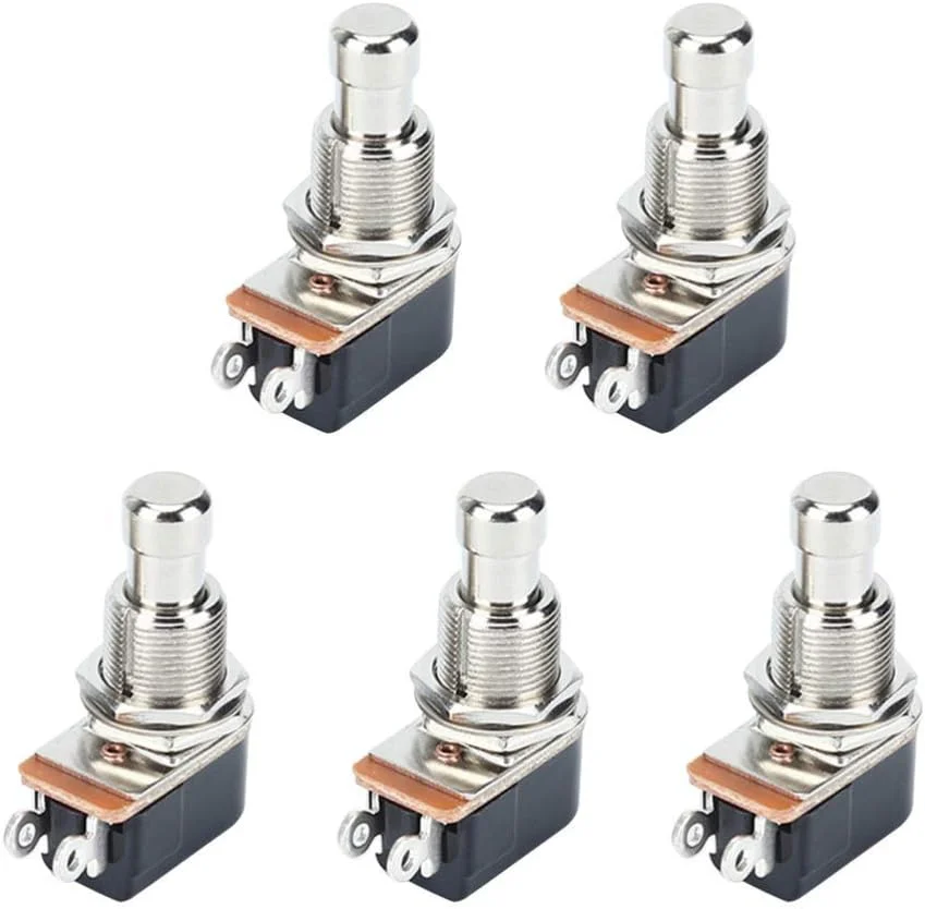 5 عدد پدال افکت گیتار، دکمه فشاری لحظه ای SPST