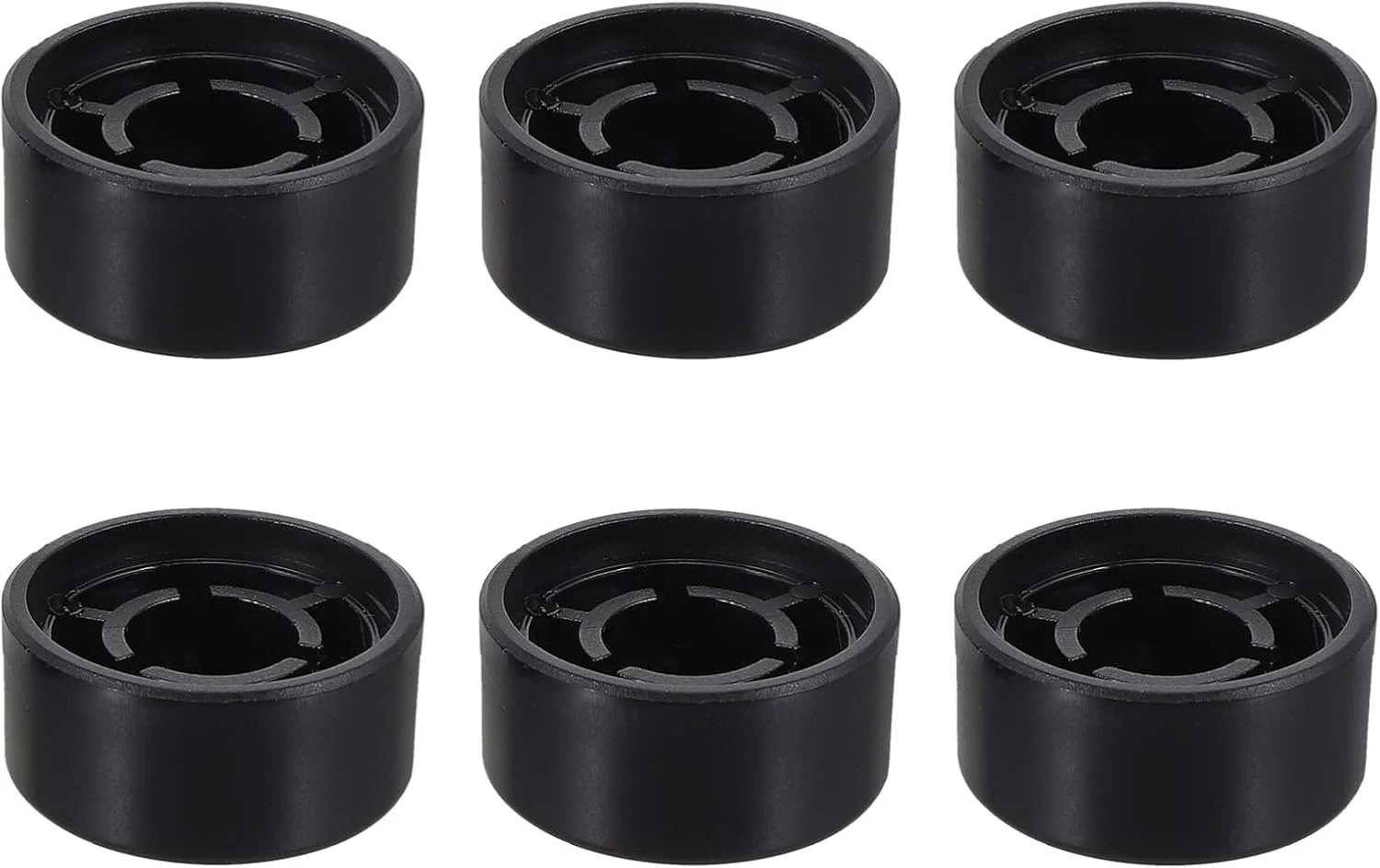 روکش پدال افکت گیتار: 6 عدد روکش محافظ پدال ناخن پا دکمه های فلزی مشکی روکش پدال گیتار برای لوازم گیتار