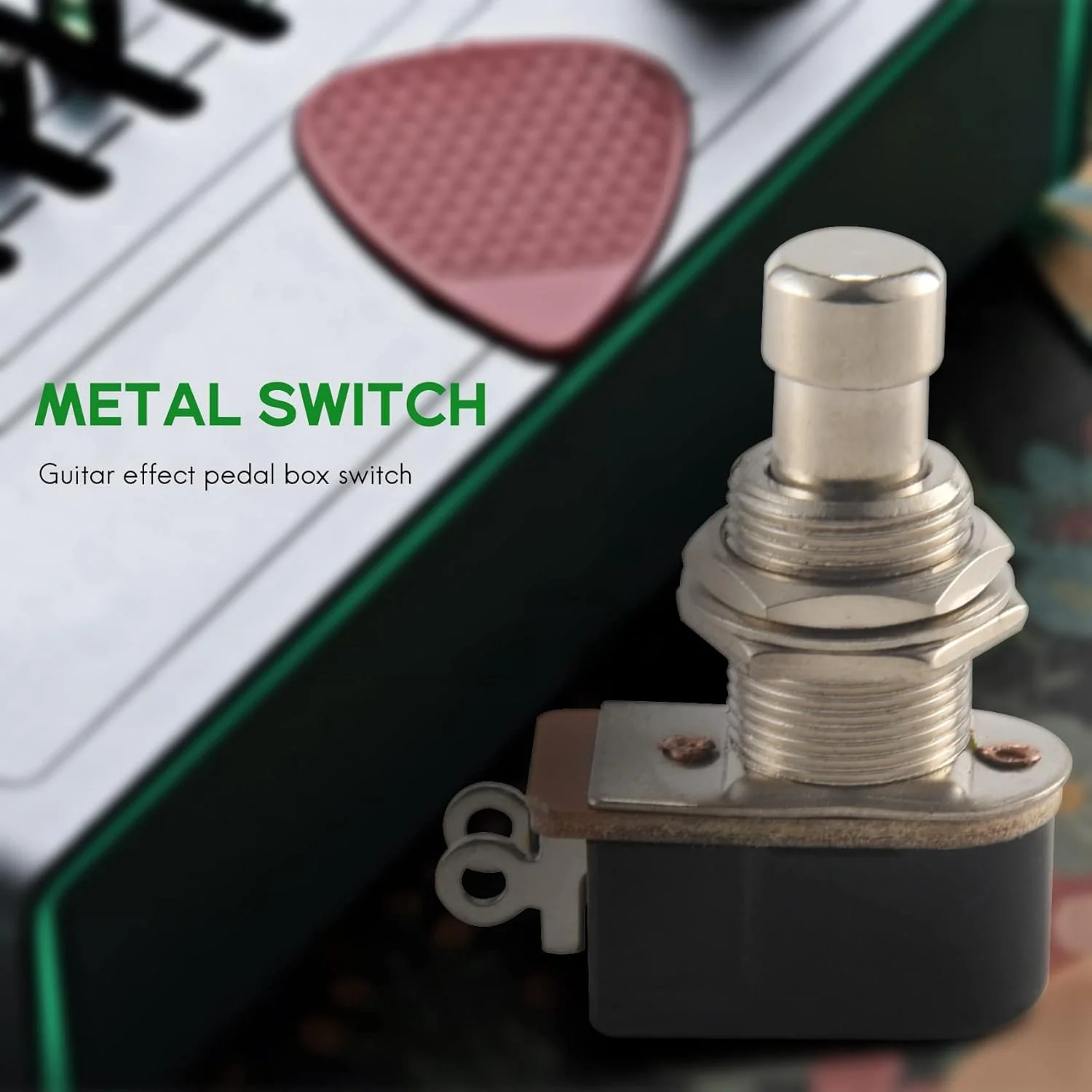 پدال افکت گیتار، دکمه فشاری لحظه ای SPST، سوئیچ پایی، بسته 10 عددی