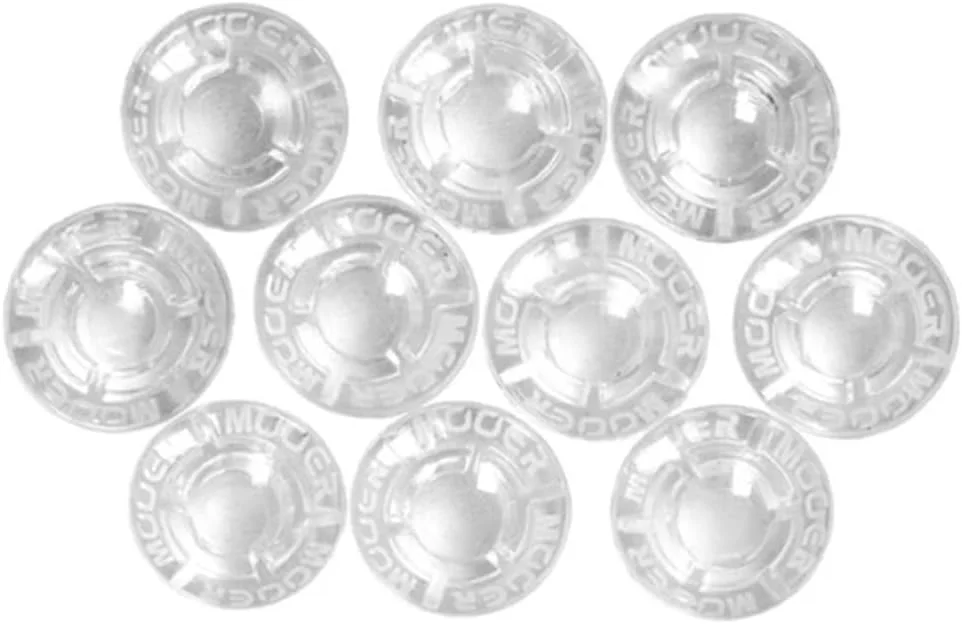 ۱۰ عدد کلاهک پدال افکت گیتار چند رنگ، سوئیچ پایی شفاف Mooer Shrooms برای افکت های گیتار