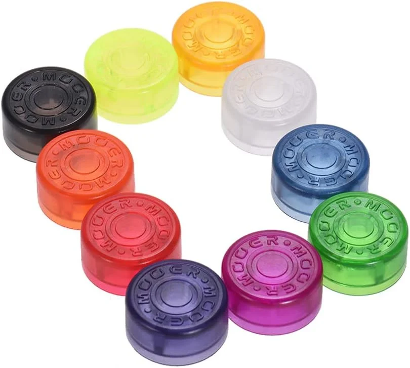 روکش پدال فوتی، ۱۰ عدد محافظ روکش پدال فوتی پلاستیکی رنگارنگ برای پدال افکت گیتار (ارسال رنگ تصادفی)