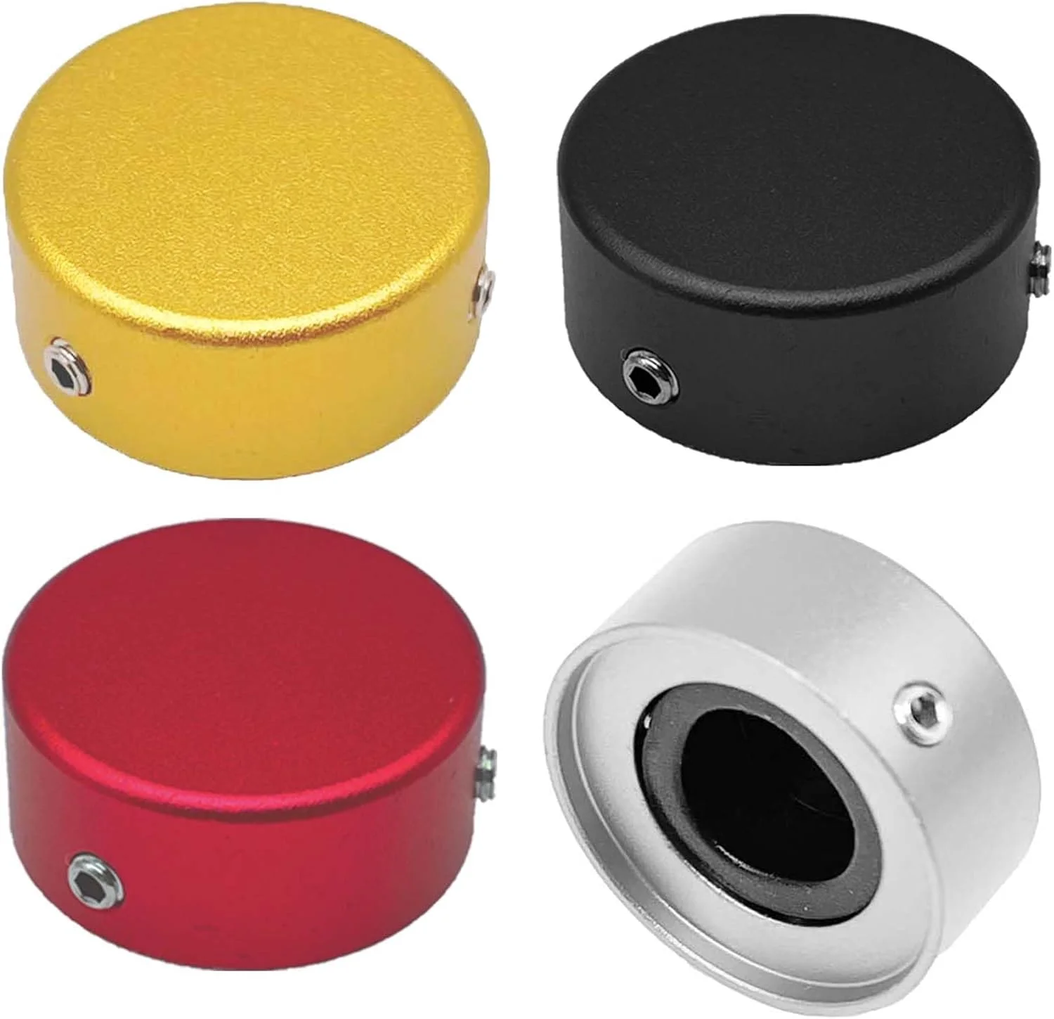 روکش پدال افکت گیتار، بسته 4 عددی، رنگ های متنوع، کلاهک راحت و ضد لغزش (رنگ ترکیبی 3)