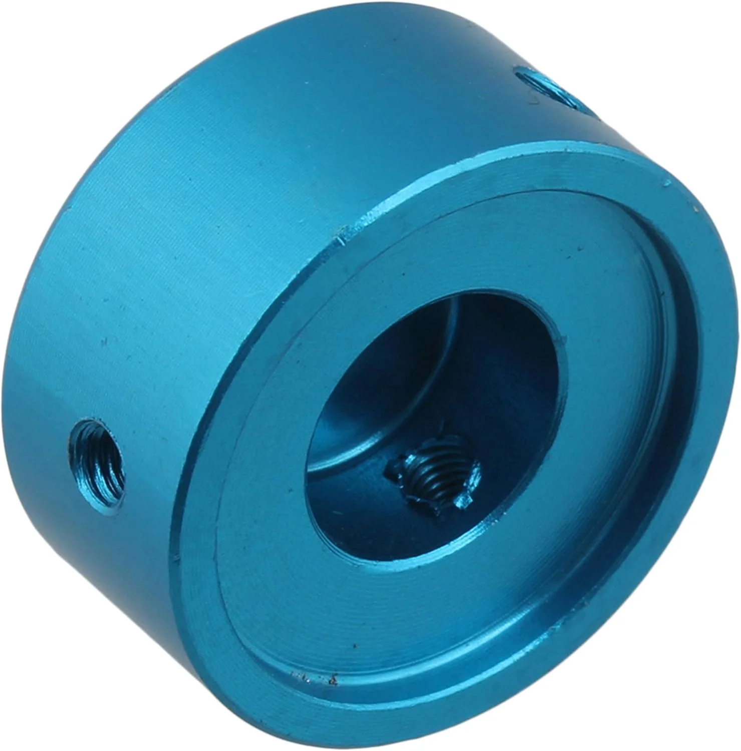 مجموعه 5 عددی کلاهک پدال افکت گیتار آلیاژ آلومینیوم آبی با آچار