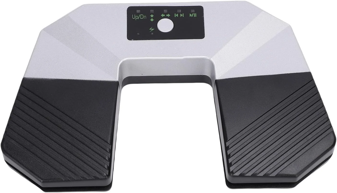 پدال ورق زن بی‌سیم Fockety، پدال پایی بلوتوثی بی‌صدا و مقاوم، پدال ورق زن موسیقی قابل شارژ و قابل حمل بدون نیاز به دست برای سازهای موسیقی، تبلت‌ها، تلفن‌ها، کامپیوتر و کیبورد