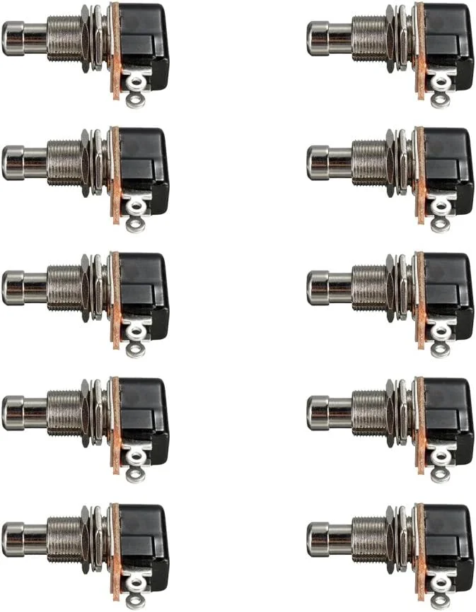 Etopars بسته 10 عددی پدال افکت گیتار الکتریکی دکمه فشاری SPST