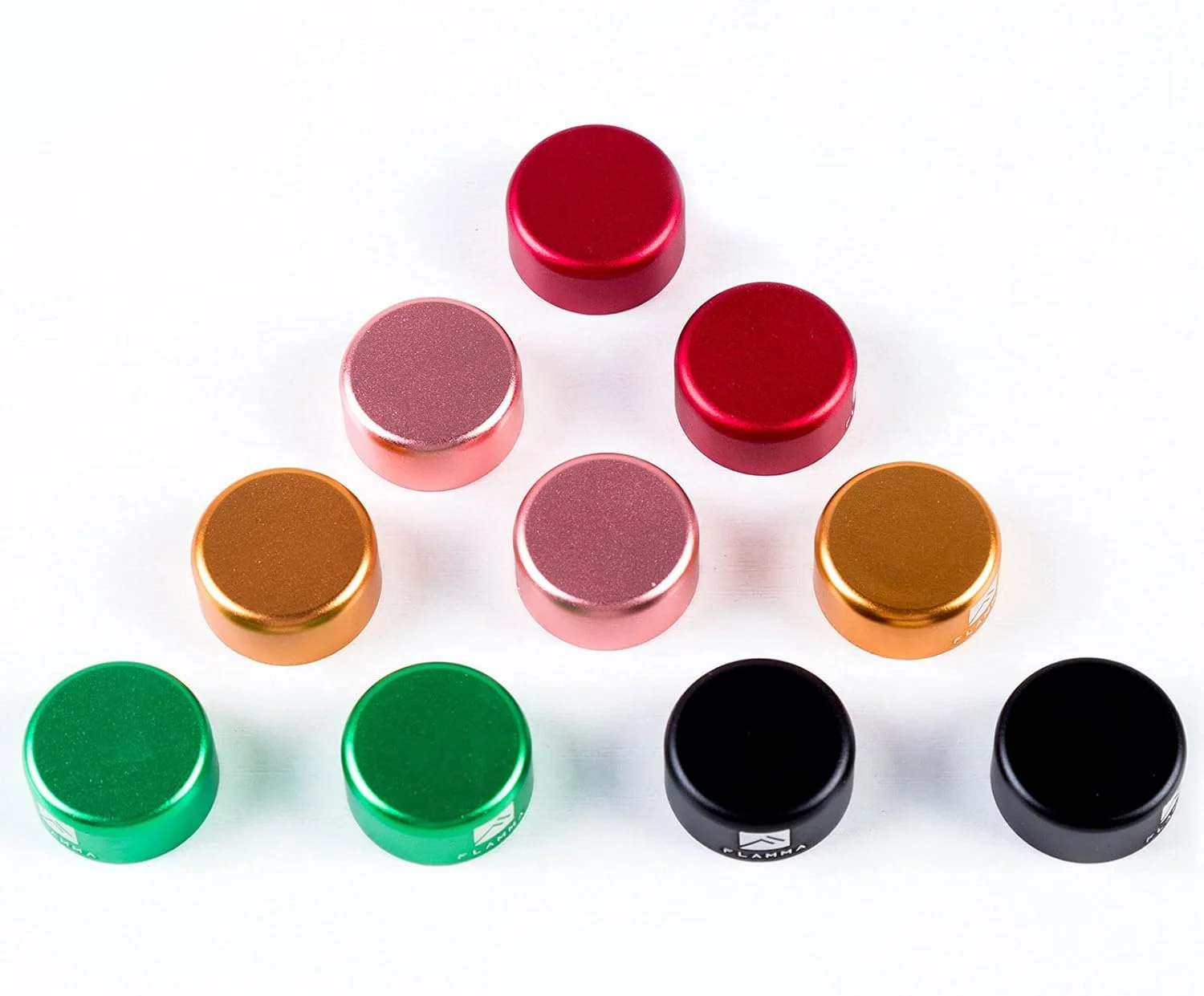 روکش پدال فلزی FLAMMA، نصب آسان، محافظ دکمه پدال افکت گیتار، رنگارنگ، 10 عددی