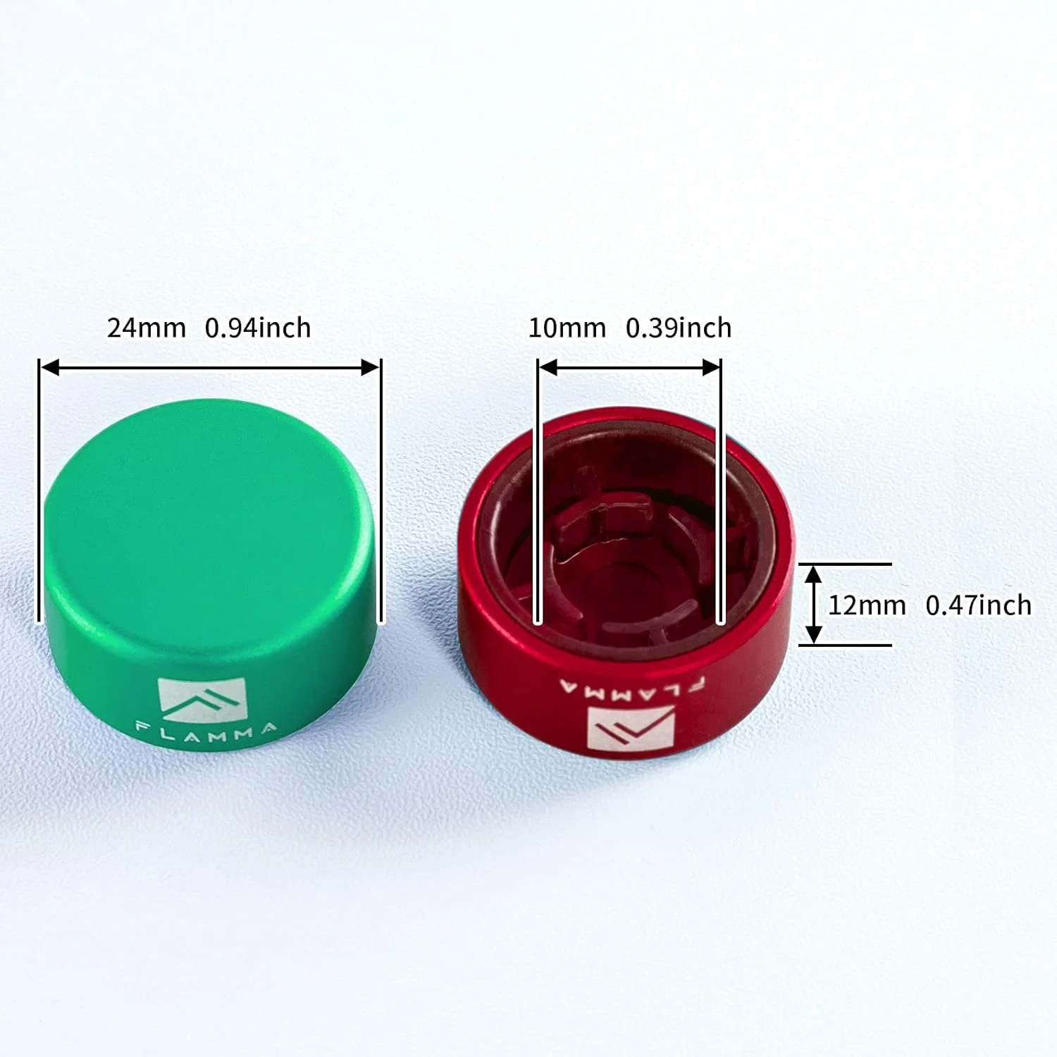 روکش پدال فلزی FLAMMA، نصب آسان، محافظ دکمه پدال افکت گیتار، رنگارنگ، 10 عددی