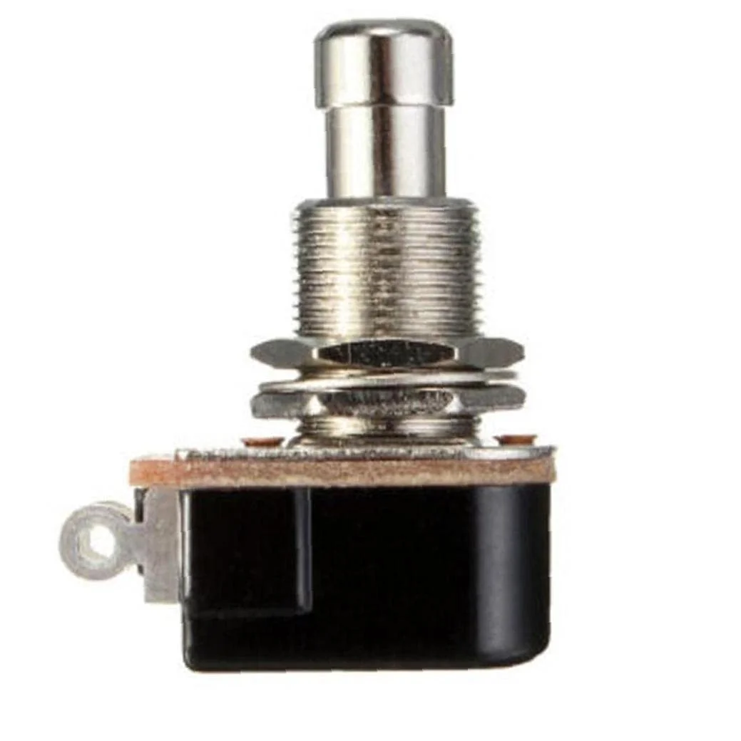 دکمه پدال افکت گیتار PBS-24B-4 دکمه لحظه ای سوئیچ پدال پایی لوازم جانبی گیتار مشکی