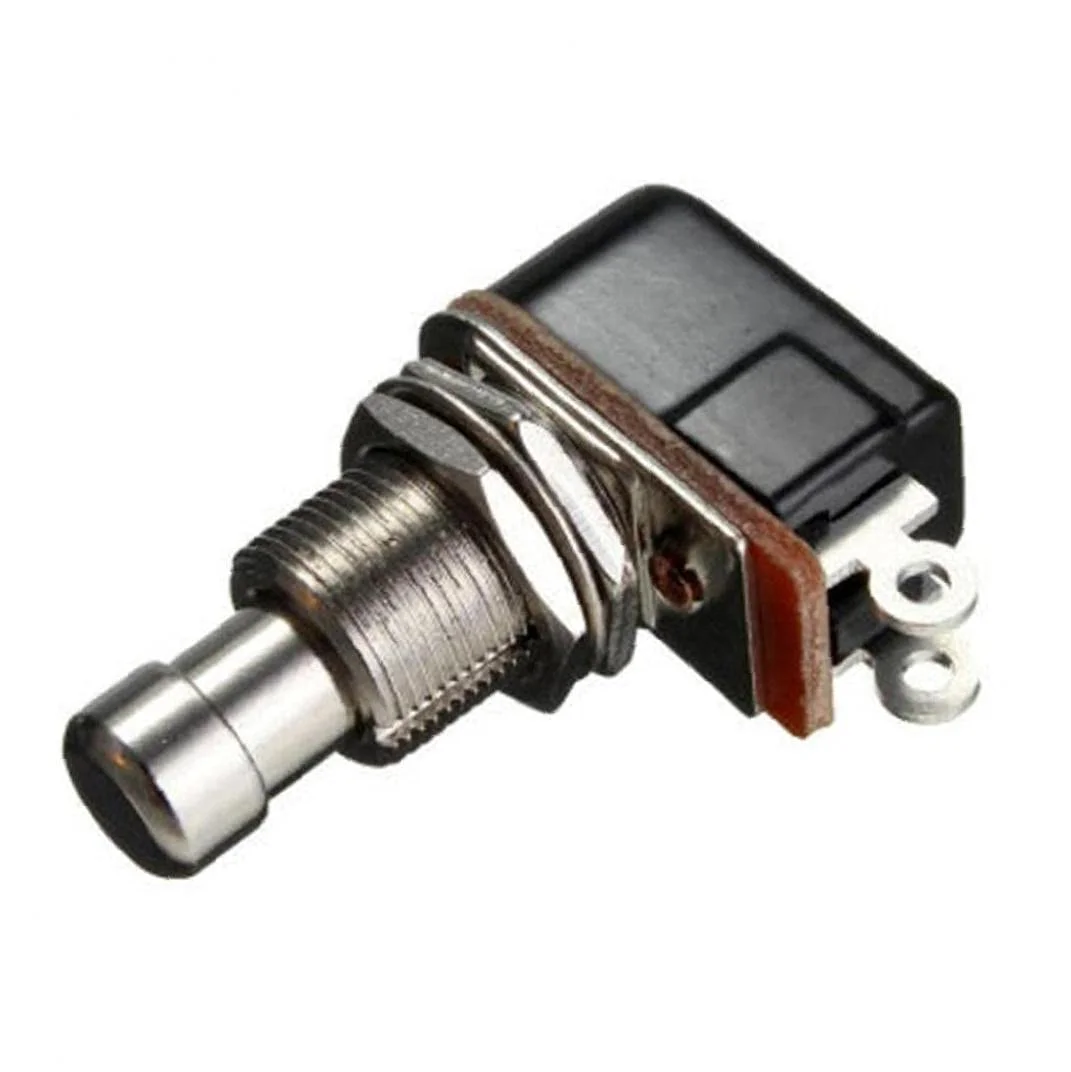 دکمه پدال افکت گیتار PBS-24B-4 دکمه لحظه ای سوئیچ پدال پایی لوازم جانبی گیتار مشکی