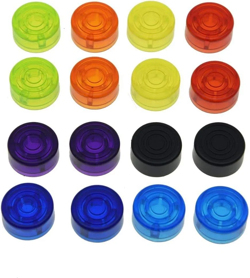 تاپر پدال افکت گیتار، محافظ پدال با رنگ های متنوع، بسته 16 عددی