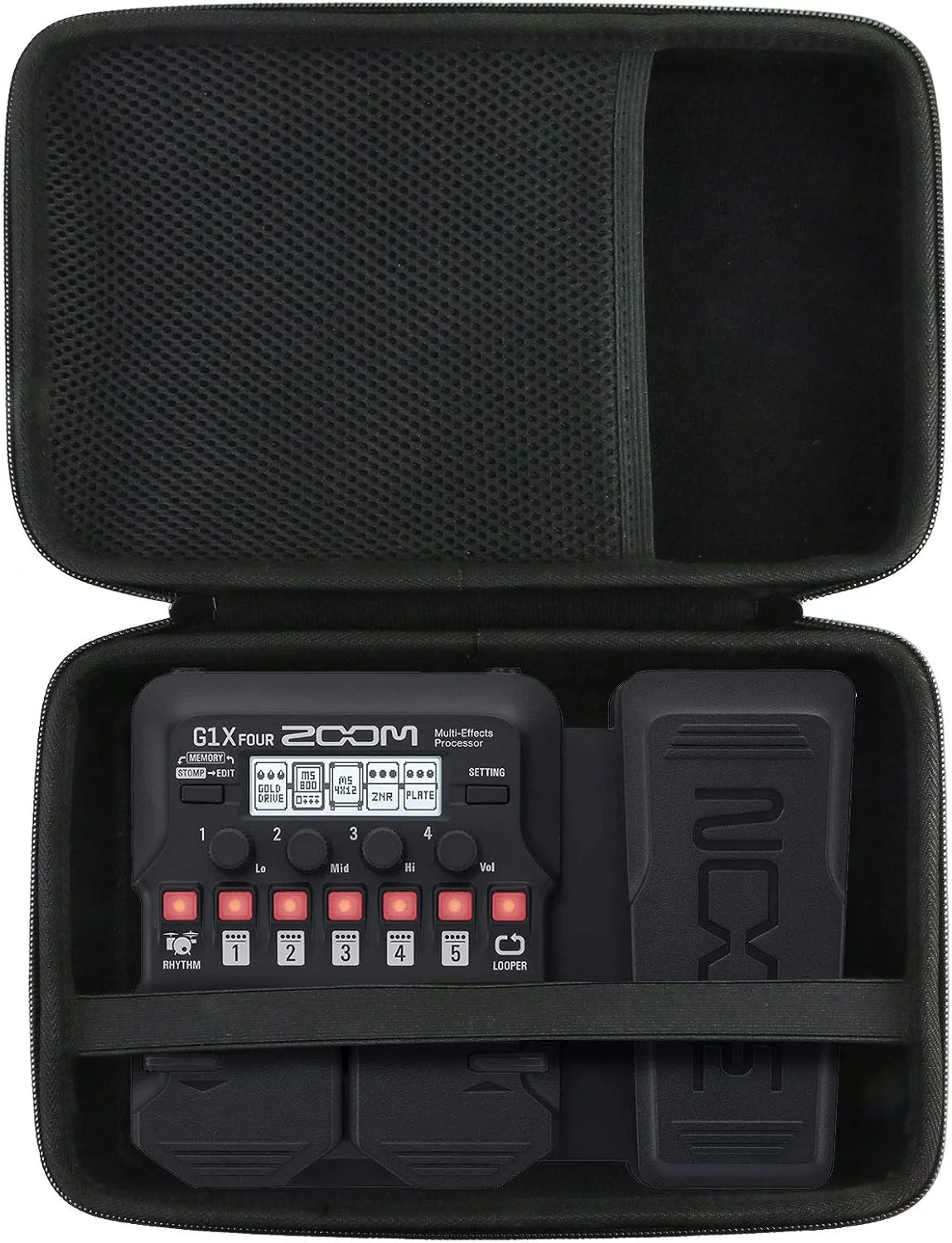 کیف حمل سخت co2crea برای پردازنده مولتی افکت گیتار Zoom G1X B1X A1X FOUR