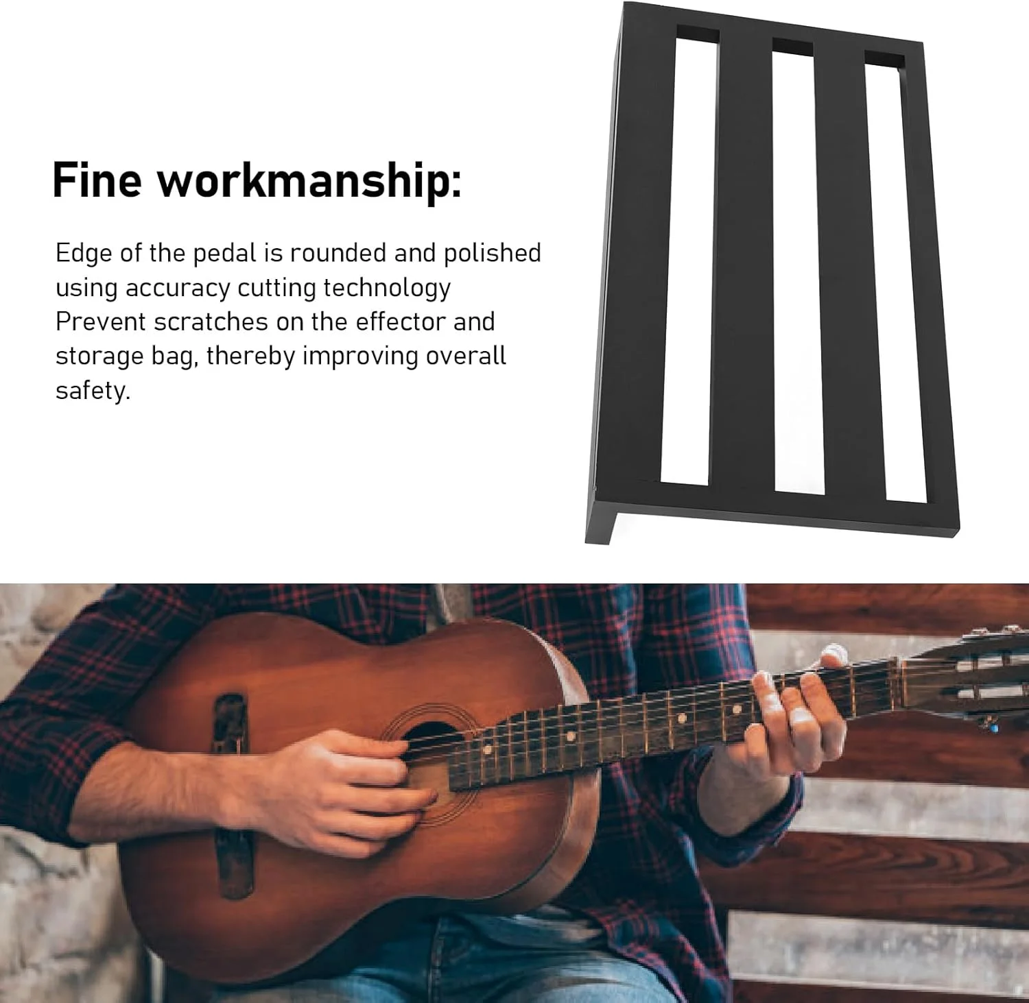 برد پدال گیتار، آلیاژ آلومینیوم سبک وزن با کیف نگهداری، محل نصب منبع تغذیه، جایگزینی کارآمد برای برد پدال گیتار 50x29 سانتی متر، کیف حمل برای نوازندگان برد پدال گیتار، آلیاژ آلومینیوم سبک وزن با کیف نگهداری، محل نصب منبع تغذیه، جایگزینی کارآمد برای برد پدال گیتار 50x29 سانتی متر، کیف حمل برای نوازندگان