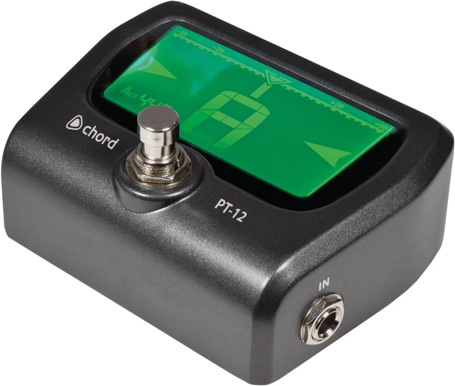 تیونر پدالی دیجیتال با صفحه نمایش بزرگ و نور پس زمینه برای کوک دقیق گیتار الکتریک، گیتار باس و گیتار آکوستیک الکترو