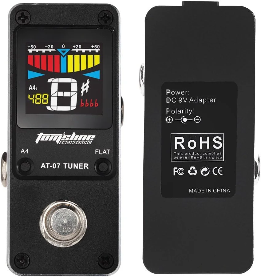 پدال افکت تیونر کروماتیک مینی AT-07، افکت های گیتار الکتریک تکی مینی پدال افکت تیونر کروماتیک مینی AT-07، افکت های گیتار الکتریک تکی مینی