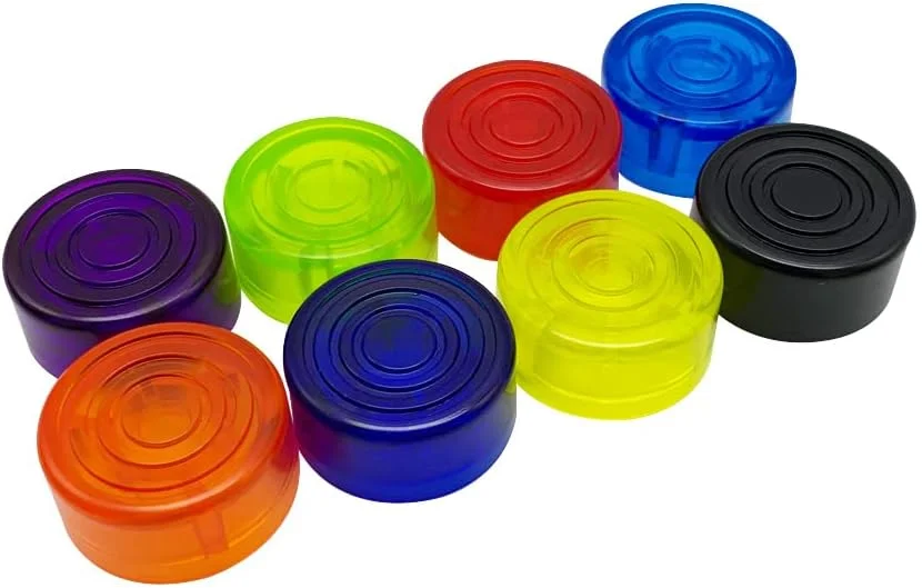 پک ۸ عددی روکش پدال افکت گیتار، محافظ دکمه پایی پدال برای پدال کمپرسور، پدال لوپر گیتار، پدال های اوردرایو گیتار، پدال های مدولاسیون و پدال های افکت