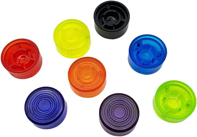 پک ۸ عددی روکش پدال افکت گیتار، محافظ دکمه پایی پدال برای پدال کمپرسور، پدال لوپر گیتار، پدال های اوردرایو گیتار، پدال های مدولاسیون و پدال های افکت