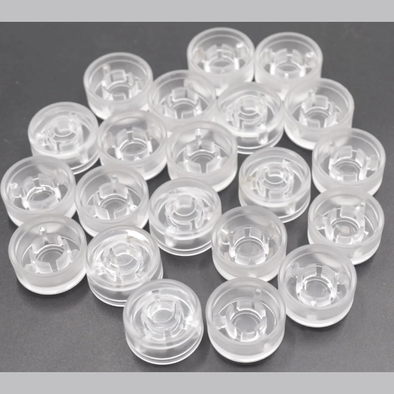 روکش پدال افکت گیتار CashBeat بسته 20 عددی، روکش پدال چند افکتی و محافظ پدال، کلاهک پدال گیتار بادوام برای محافظت (شفاف)