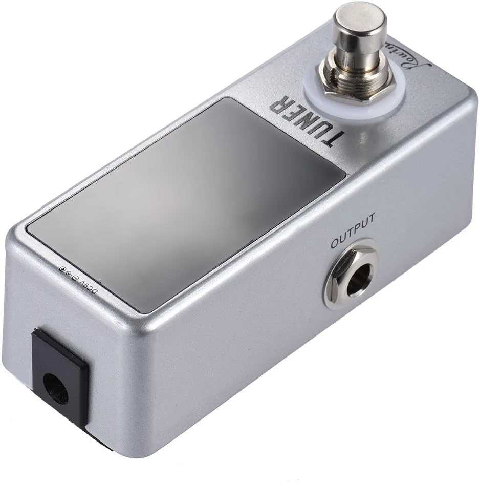 پدال تیونر کروماتیک کوچک با نمایشگر LED و بای‌پس واقعی برای گیتار و باس DOOMUN