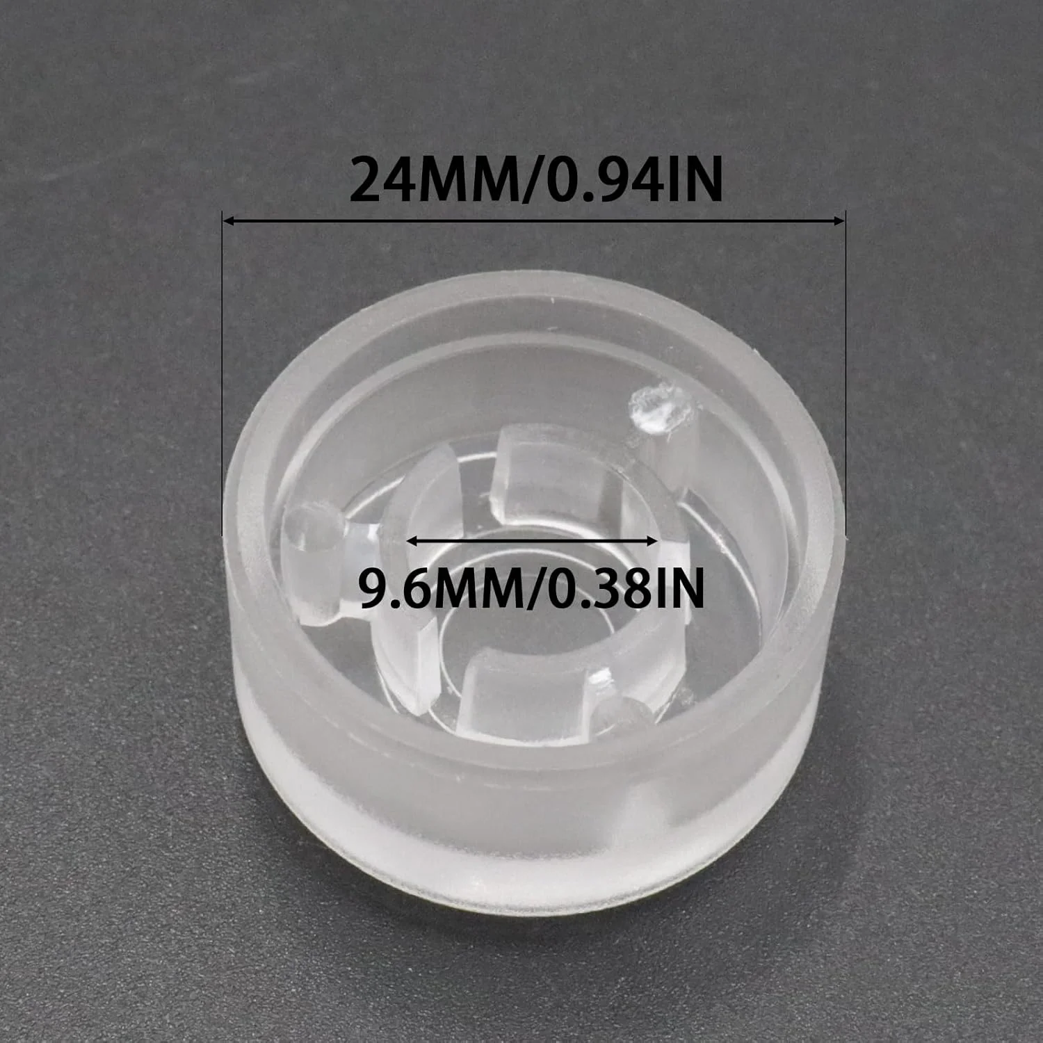 روکش پدال افکت گیتار CashBeat بسته 20 عددی، روکش پدال چند افکتی و محافظ پدال، کلاهک پدال گیتار بادوام برای محافظت (شفاف)