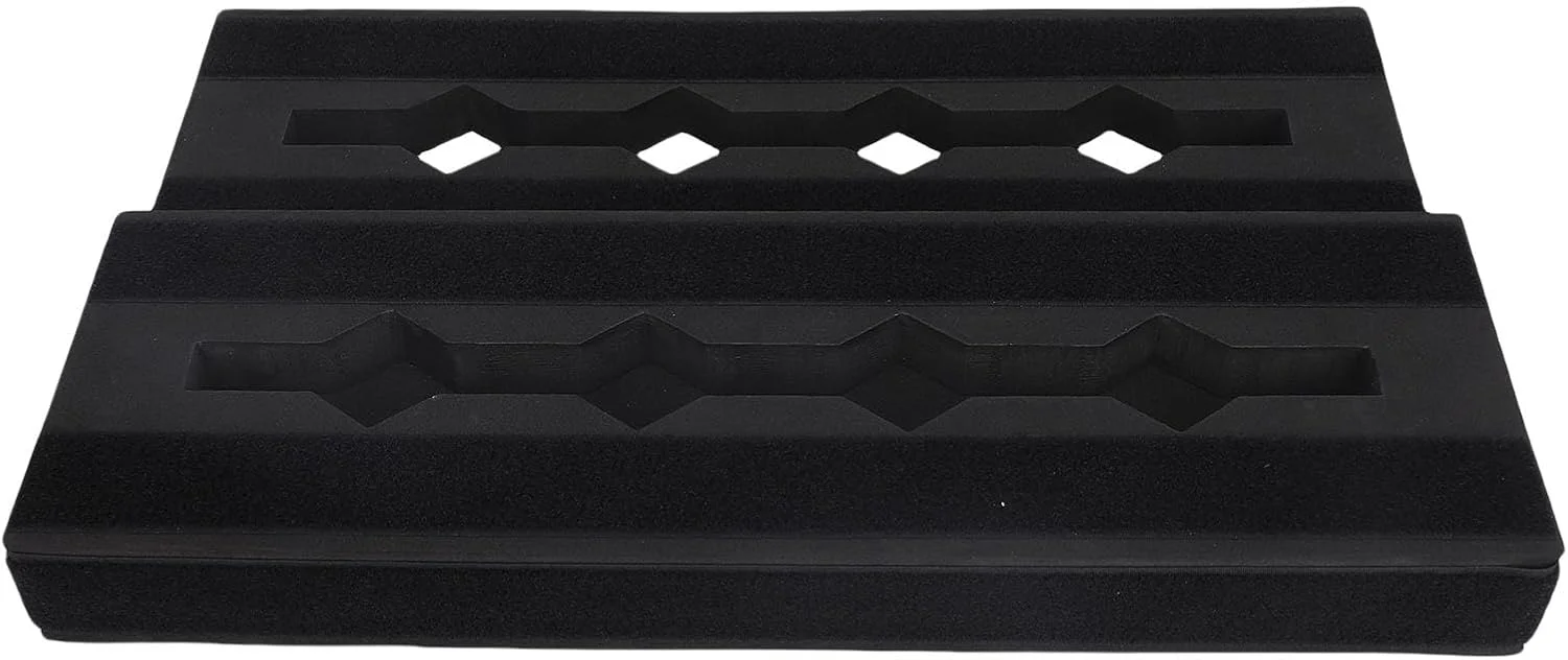 برد پدال گیتار شیکریس، برد پدال افکت ماژولار ضد لغزش EVA برای 6-10 پدال، طراحی سبک وزن برای نوازندگان فضای باز